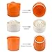 OKAYMART Citrus Juicer Orange Squeezer, Manual Juicer,Hand Juicer,Orange Juicer with Strainer and Container, for Lemon,Orange,Lime,Citrus (Orange)
