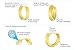 14k Gold Plated Brass Channel Cubic Zirconia Huggie Baby Girls Hoop Earrings