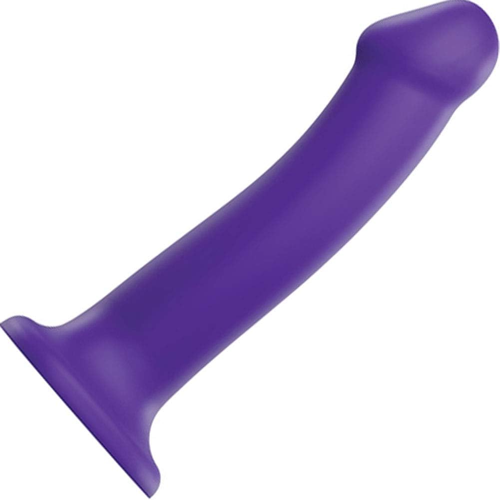 Strap-On-Me - Bendable Dildo - Semi-Realistic Sex Toy - Dual Density Silicone - Powerful Suction Cup - Phthalate-Free - Hypoallergenic - Purple - Size L,6013380