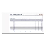 Rediform 1L114 Material Requisition Book 4 1/4 x 7 7/8 Two-Part Carbonless 50-Set Book