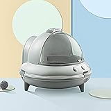 Wlehome Spaceship Large Cat Litter Box, Totally