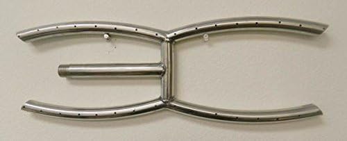 Stainless Steel Arc Burner Fireplace Fire Pit 12" to 36"