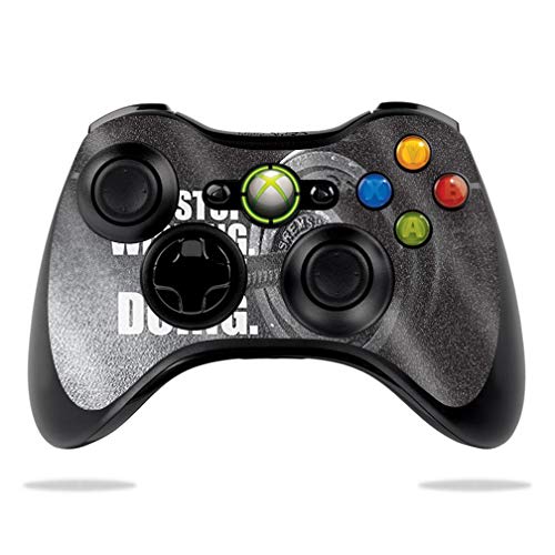 MightySkins Glossy Glitter Skin for Microsoft Xbox 360 Controller - Start Doing…