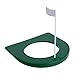 MUXSAM 1Pc Golf Practice Putting Cup Mat with Hole and Flag Plastic for Indoor Outdoor Office Garage Yard Golf Putting Green Regulation Cup Practice Training Aids