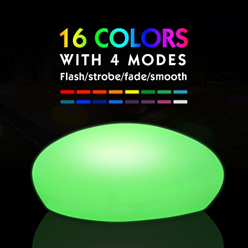Blibly Solar Garden Lights Outdoor Glow Cobblestone Shape Lamp Garden Decor Light White Rgb Lights Waterproof Landscape Night Lights For Lawn Patio Path Pricepulse