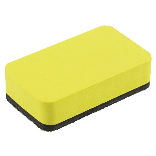 12 Pack of Magnetic Whiteboard Eraser,Bright Yellow Dry Erasers for Cleaning Dry Erase Pens and Markers Off White Boards for Classroom,School,Office,Home and Kids,2 4/5 x 1 3/5 Inches