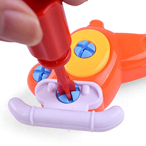 Naisidier Kids Disassembly Assembly Puzzle Go Kart Toy with Screwdriver Children Early Learning Building Block DIY Educational Toys 1 Set