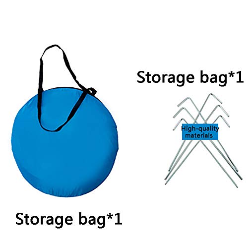 QYQS Vollautomatisches Klappzelt im Freien, kein Angelzelt erforderlich, ultraleichtes Strandzelt, blau, 155 * 145 * 110… – Bild 7