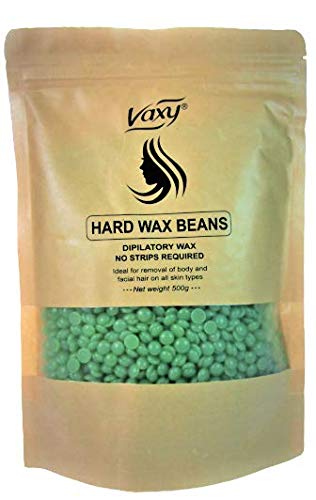 Wax Beans - Hard Wax Beans - Yellow Wax Beans- For Painless Wax for Bikini, Arms, Legs, Armpit with 4 different Flavor- Honey In Blocks- Lavender- Lemon and Rose Beads by (Vaxy) (Aloe)