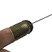 D&D Sewing Thimble Finger Protector, Adjustable Finger Metal Shield Protector Pin Needles Sewing Quilting Craft Accessories DIY Sewing Tools (Small)