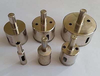 Generic 10pcs 1/8" Diamond Coated tool Drill Bit Hole Saw Glass Tile Ceramic Marble 3mm