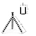ARNIL iPhone Tripod Tripod for iPhone Portable and Adjustable Phone Tripod Stand Holder for iPhone, Cellphone, Camera with Universal Clip and Remote Shutter