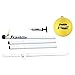 Franklin Sports Tetherball Set - Full Tetherball Game Set with 8' Pole, Rope + Ball Included - Portable Steel Backyard + Beach Kit with Carry Bag - Recreational, White