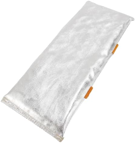 Heat Welding Hand Pad, Split Cowhide Leather with Aluminized Back, Reflective Heat - Hand Guard for Welding, Cutting, and Metal Smelting Heat Welding Hand Pad, Split Cowhide Leather with Aluminized Back, Reflective Heat - Hand Guard for Welding, Cutting, and Metal Smelting