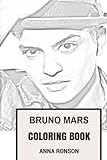 Bruno Mars Coloring Book: American Funk Icon Hawaian Pop and Soul Legend Dancer and Vocalist Inspired Adult Coloring Book (Funk Coloring Books)