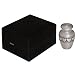 Silver Hearts Mini Keepsake Urn • Miniature Funeral Cremation Urn fits Small Amount of Ashes • Corazones Model • 3 inches Tall