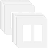 2-Gang Screwless Decora Wall Plate Cover Double
