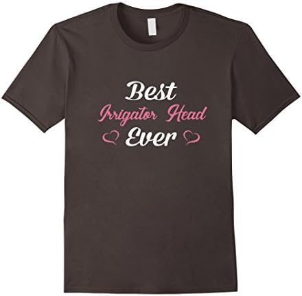 Men's Irrigator Head T-Shirt. Personalized Gift 3XL Asphalt