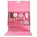 IQ Toys Pretend Makeup Set for Girls Complete Princess Girls Washable Makeup Palette Cosmetic Kit in a Carry Case with Mirror Non Toxic
