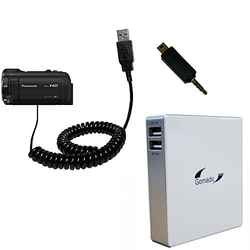 Gomadic Unique Portable Rechargeable Battery Pack designed for the Panasonic HC-V770/HC-V777 - High Capacity charger that fits in your pocket