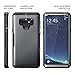 YOUMAKER Case for Galaxy Note 9, Full Body Heavy Duty Protection with Built-in Screen Protector Shockproof Rugged Cover for Samsung Galaxy Note 9 (2018) 6.4 Inch - Black/BK