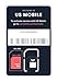 US Mobile Prepaid SUPER LTE SIM Card - Unlimited Talk, Text & Data from $35/mo.| Mobile Hotspot - No Contract
