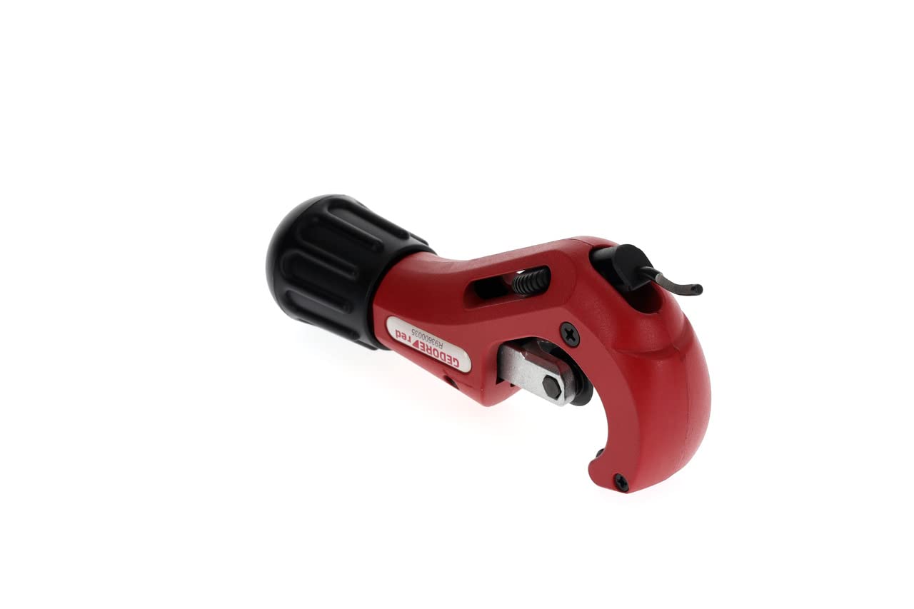 GEDORE red Pipe cutter for copper pipes, with Deburrer, Pipe dia.: 3-35 mm, Telescopic guide, Tool, R93600035