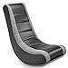 Crew Furniture 512080 Classic Video Rocker Black/Gray Mesh Racing Stripe