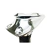 Pactrade-Marine-Boat-2-Prong-Chrome-Stern-Light-Pole-Base-Sliding-Socket-Plug-In