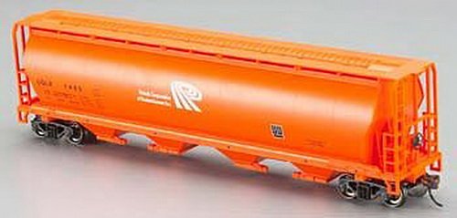 Bachmann Trains Potash Corporation (Orange) 4 Bay Cylindrical Grain Hopper-Ho Scale