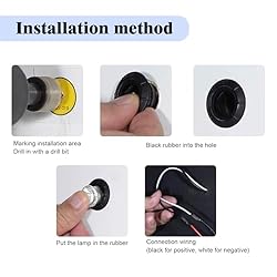 UGSHY 10 PCS Truck Side Light, Round LED Clearence