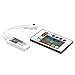 SUPERNIGHT WiFi Wireless LED Smart Controller Compatible with Alexa Google Home IFTTT,Working with Android iOS System Mobile Phone + 24 Keys Remote Controller for RGB LED Light Strips