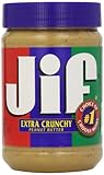 Jif Crunchy Peanut Butter, 28 oz