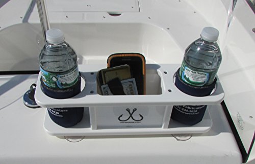Two-Beverage-Cup-Holder-w-Storage-Box-Catch-All-APF-Marine Two-Beverage-Cup-Holder-w-Storage-Box-Catch-All-APF-Marine