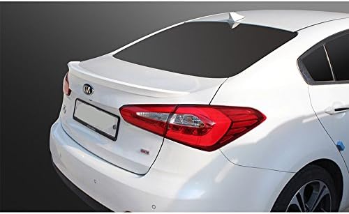 Rear Trunk Wing Lip Space Style Spoiler for Kia 4-door sedan Forte 2014-2016 (Snow White)