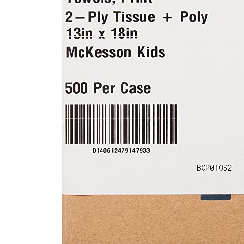 McKesson Procedure Towels, Disposable Plain Embossing, NonRadiopaque