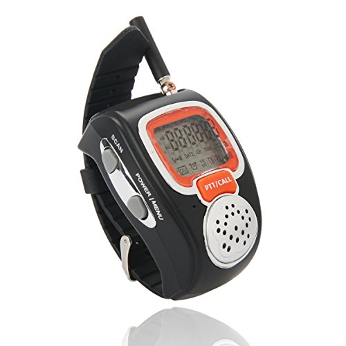 2 Pcs Portable Digital Freetalker Walkie Talkie Two 2-way Radio Wrist 008 Couple Watch Interphone for Children Couples Securitors Out Triping