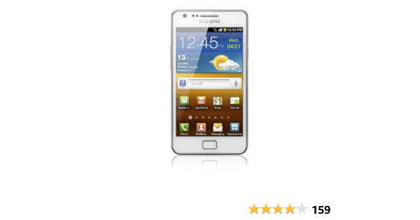 Amazon Com Samsung Galaxy S Ii S2 Gt I9100 Telefono Gsm Factory Unlocked No Hay Garantia Blanco Celulares Y Accesorios