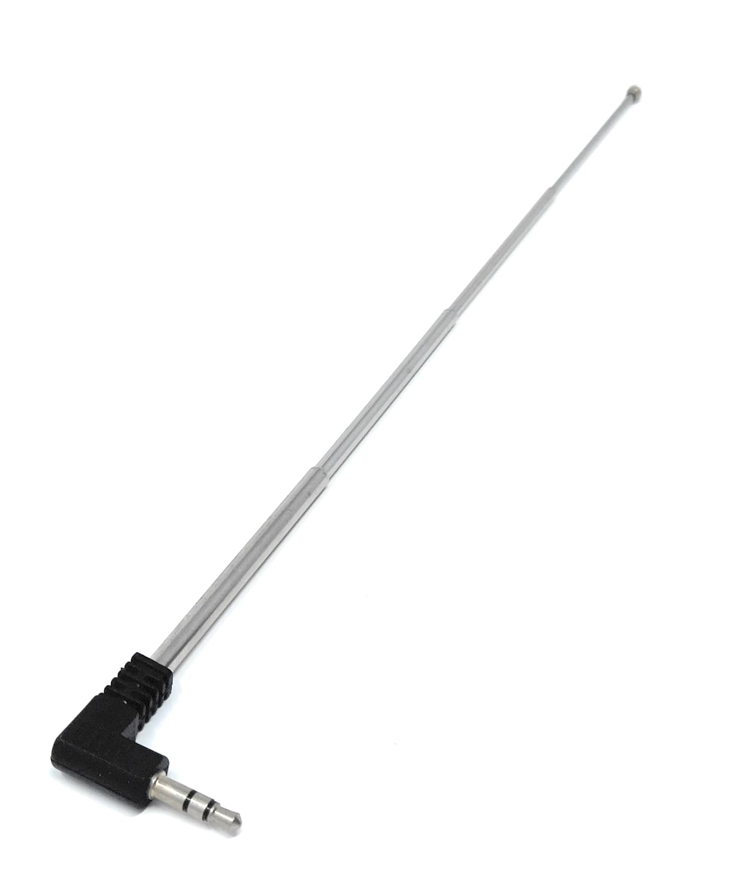 3.5mm Jack Telescopic Antenna for FM/AM Radio, TV, Bluetooth Stereo – 4-Section Extendable Antenna for Mobile Phones, AV Receivers, and Home Theater Systems, Max Length: 24cm