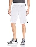adidas Men's Designed-2-Move 3-Stripe Shorts, White/Black, Large