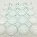 IGOGO 50 PCS Round Glass Dome Cabochons -30mm Clear Magnifying Cabs - Dome Pendant Cab