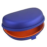 Geekria UltraShell case, Compatibel with Beats Solo2, Solo3 Headphones Hard Shell Carrying Case/Headset Protective Travel Bag with Space for Cable, Parts and Accessories (Blue)