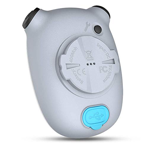 GPS Bicycle Computer, Mini M3 Bike Speedometer and Odometer Wireless Waterproof with LCD Display, IPX5 Waterproof & USB Rechargeable for Bike,White