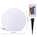 SUNWIND Solar Ball Lights Outdoor Color Changing LED Floating Pool Lights Waterproof Globe Lamps with Remote Control for Garden Pool Patio Party Decoration (8-Inch Ball)
