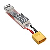 Shaluoman 2S 6S Lipo Battery To USB Converter Phone Charger Adapter With LCD XT60 Plug