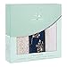 aden + anais Swaddle Blanket, Metallic Muslin Blankets for Girls & Boys, Baby Receiving Swaddles, Ideal Newborn & Infant Swaddling Set, Perfect Shower Gifts, 3 Pack, Gold Deco