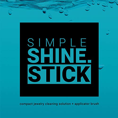 Simple Shine. Stick | Compact Diamond Cleaning Brush and Jewelry Cleaner Solution All-in-One