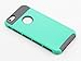 ULAK iPhone 6 Plus Case,iPhone 6S Plus Case, Slim Dual Layer Protection Scratch Resistant Hard Back Cover Shock Absorbent TPU Bumper Case for Apple iPhone 6/6S Plus 5.5 inch-Mint+Gray
