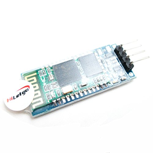 HiLetgo HC-06 RS232 Wireless Serial Bluetooth Slave Wireless Bluetooth Transeiver RF Transceiver Module 4 Pin for Arduino