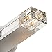 Possini Euro Design Modern Ceiling Light Flush Mount Fixture Aluminum Gray 19 3/4